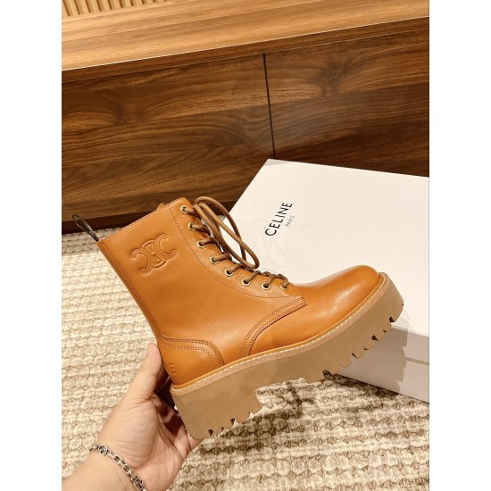 CELINE BULKY LACE-UP BOOT 