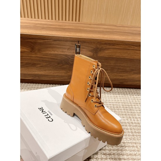 CELINE BULKY LACE-UP BOOT 