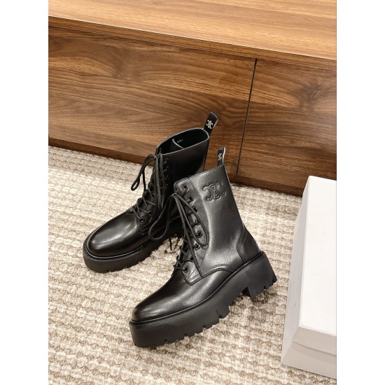 CELINE BULKY LACE-UP BOOT 