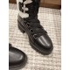 Dior Imported Calfskin Motorcycle Boots