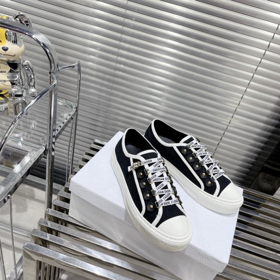 Dior Walkn Embroidered Sneakers