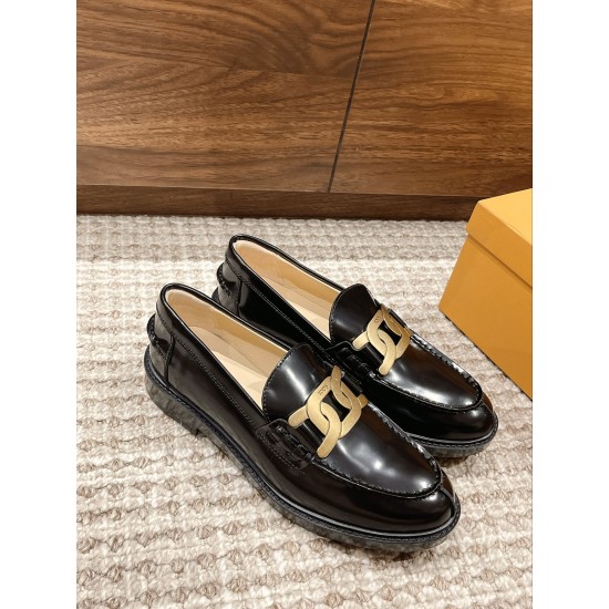 Tods Thick Sole Chunky Heeled Loafers