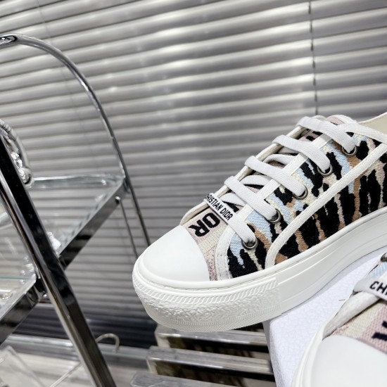 Dior Walkn Embroidered Sneakers