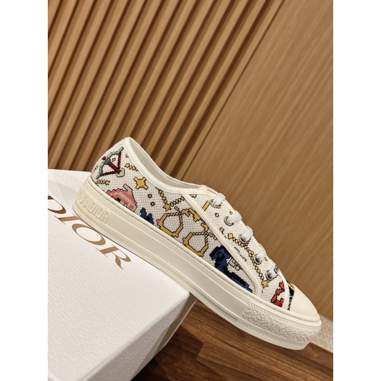 Dior Walkn Embroidered Sneakers