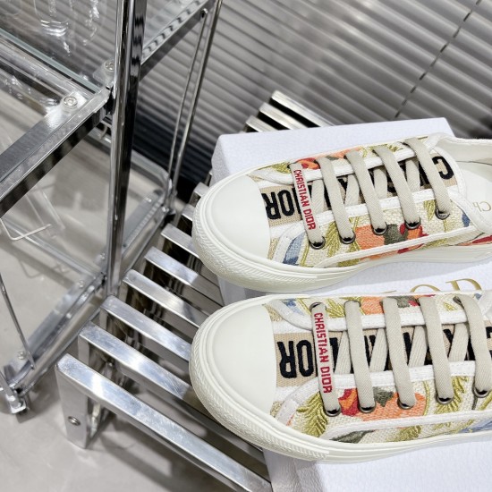 Dior Walkn Embroidered Sneakers