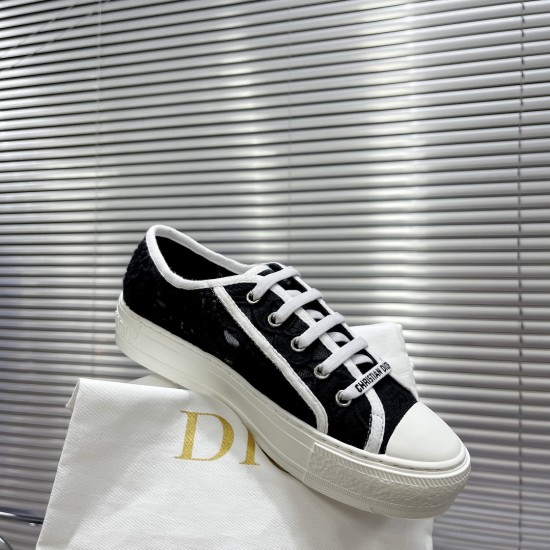 Dior Walkn Embroidered Sneakers