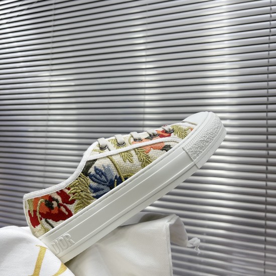 Dior Walkn Embroidered Sneakers