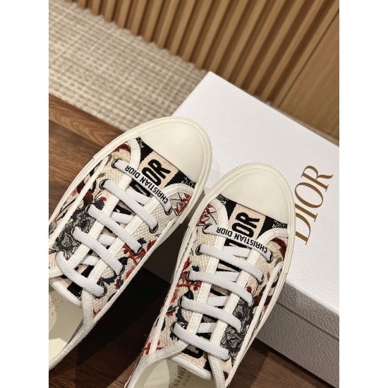 Dior Walkn Embroidered Sneakers