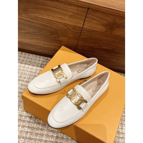 Tods Thick Sole Chunky Heeled Loafers