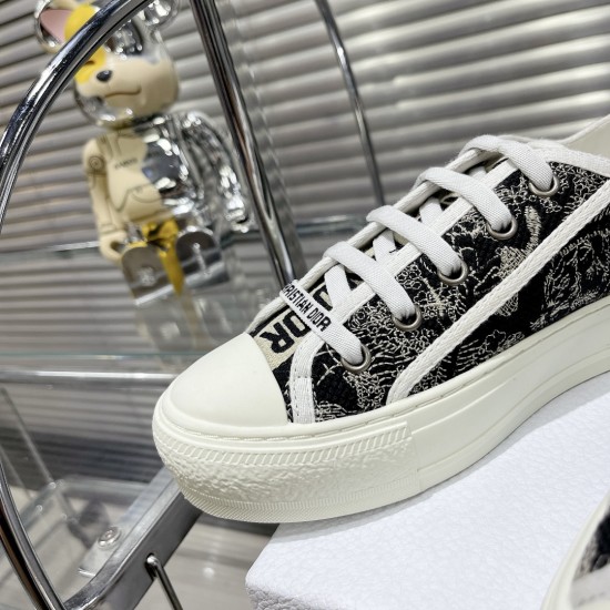 Dior Walkn Embroidered Sneakers