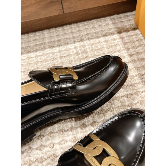 Tods Thick Sole Chunky Heeled Loafers