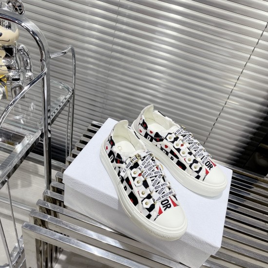 Dior Walkn Embroidered Sneakers