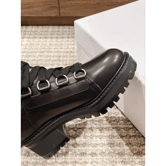 Dior Imported Calfskin Motorcycle Boots