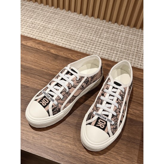 Dior Walkn Embroidered Sneakers