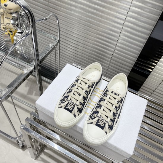 Dior Walkn Embroidered Sneakers