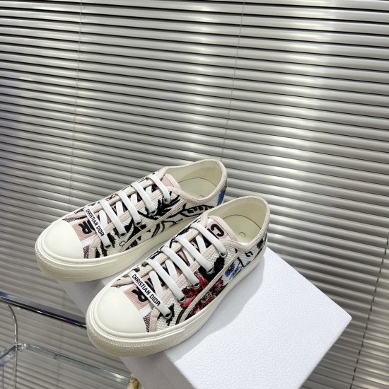 Dior Walkn Embroidered Sneakers