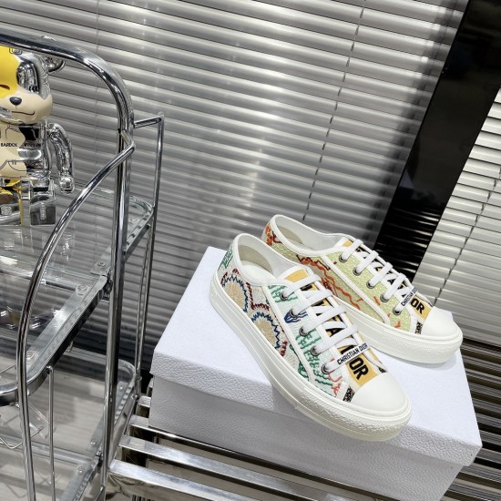 Dior Walkn Embroidered Sneakers