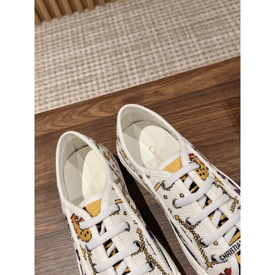 Dior Walkn Embroidered Sneakers