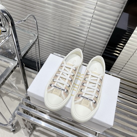 Dior Walkn Embroidered Sneakers