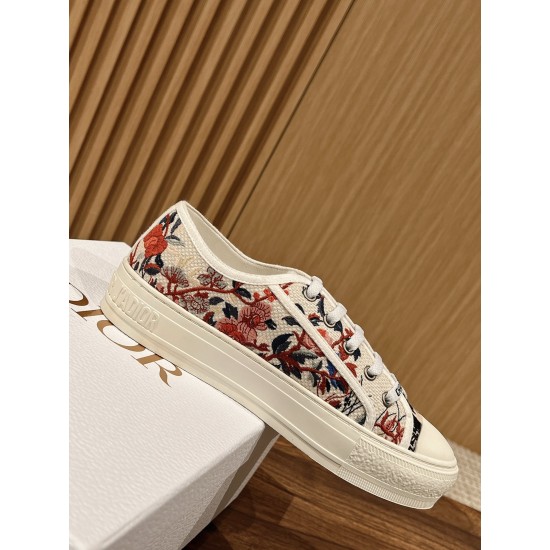 Dior Walkn Embroidered Sneakers