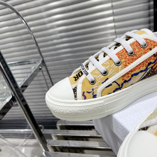 Dior Walkn Embroidered Sneakers