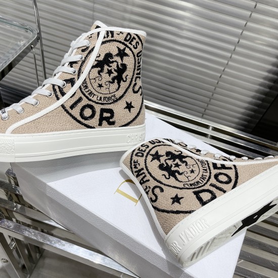 Dior Walkn Embroidered Sneakers