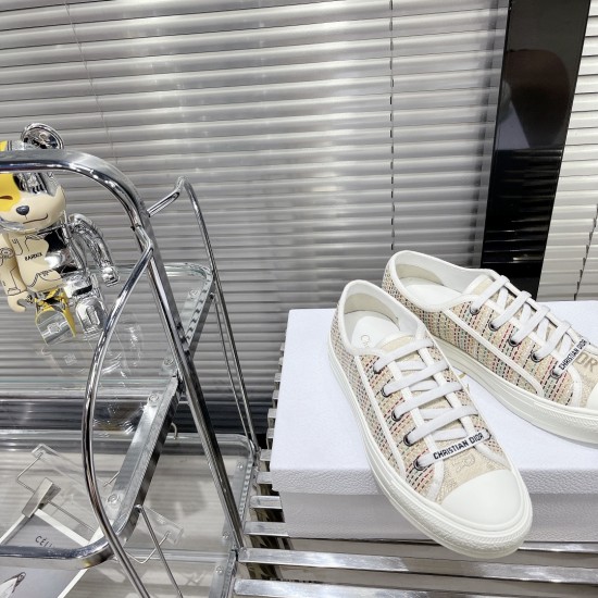 Dior Walkn Embroidered Sneakers