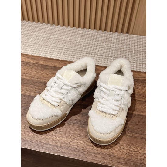 Fendi Match Wool Sneakers