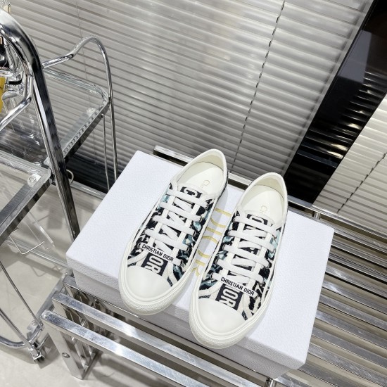 Dior Walkn Embroidered Sneakers