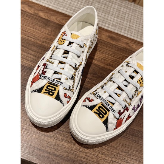 Dior Walkn Embroidered Sneakers