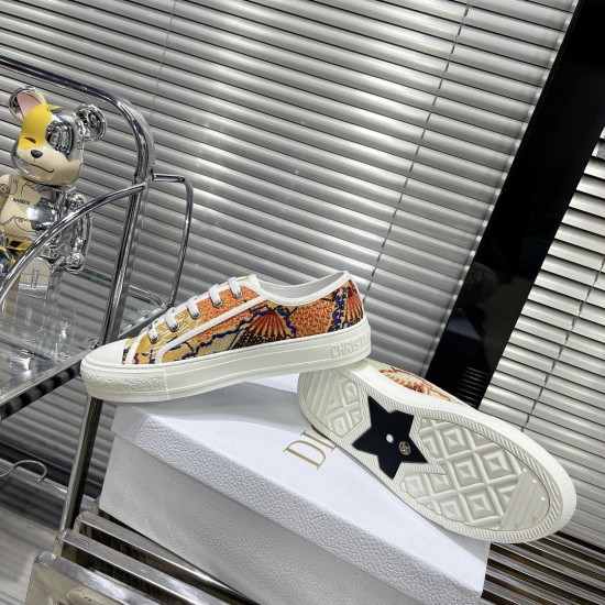 Dior Walkn Embroidered Sneakers