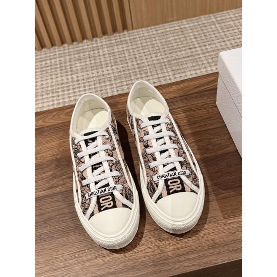 Dior Walkn Embroidered Sneakers