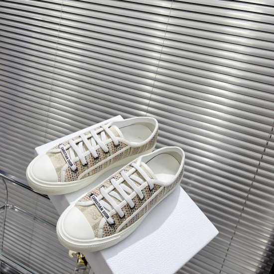 Dior Walkn Embroidered Sneakers