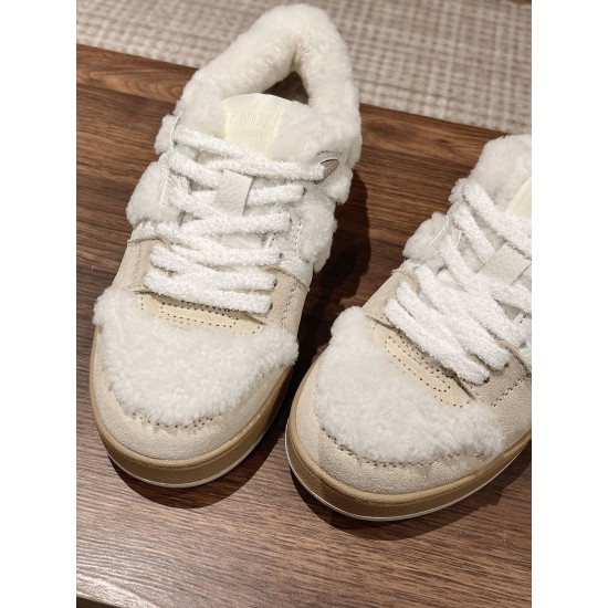 Fendi Match Wool Sneakers