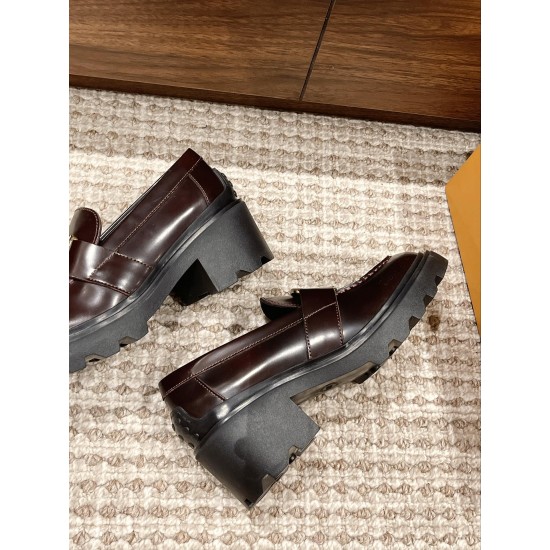 Tods Thick Sole Chunky Heeled Loafers