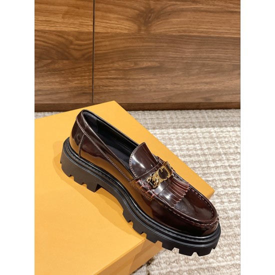 Tods Thick Sole Chunky Heeled Loafers