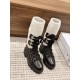 Dior Imported Calfskin Motorcycle Boots