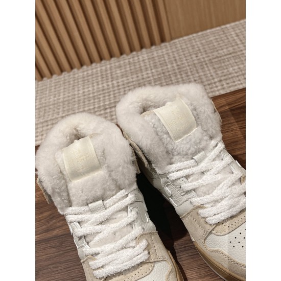 Fendi Match Wool Sneakers