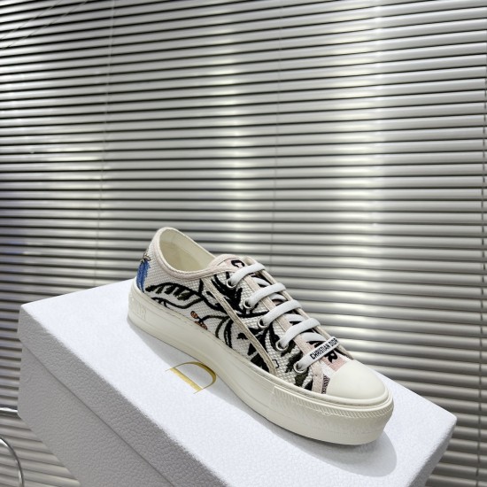 Dior Walkn Embroidered Sneakers