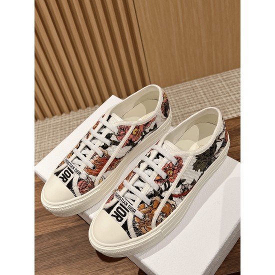 Dior Walkn Embroidered Sneakers