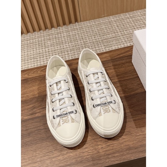 Dior Walkn Embroidered Sneakers