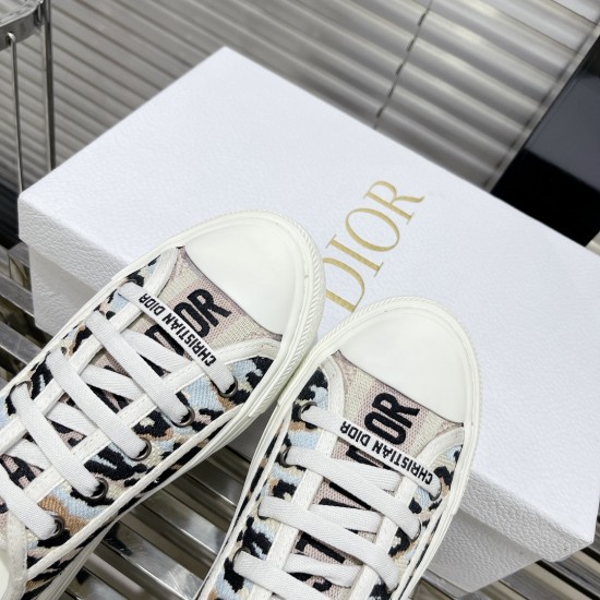 Dior Walkn Embroidered Sneakers