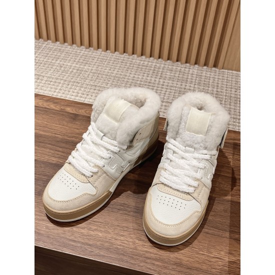 Fendi Match Wool Sneakers