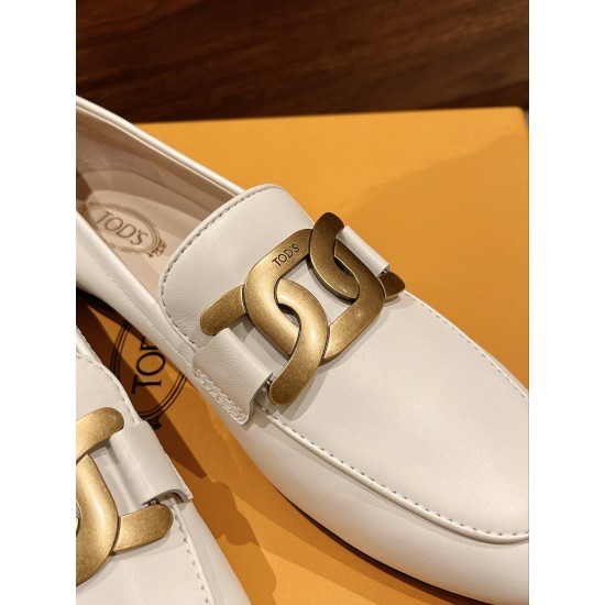 Tods Thick Sole Chunky Heeled Loafers