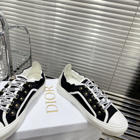 Dior Walkn Embroidered Sneakers