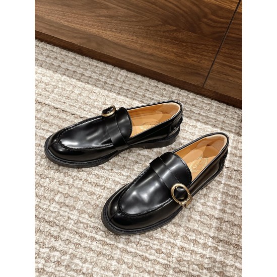 Tods Thick Sole Chunky Heeled Loafers