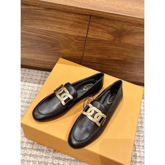 Tods Thick Sole Chunky Heeled Loafers