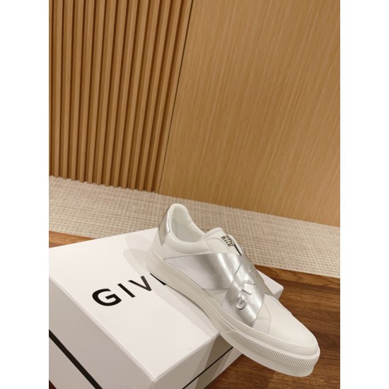 GIVENCHY cross strap loafers