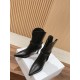 CELINE Calfskin Pointed Toe Boots