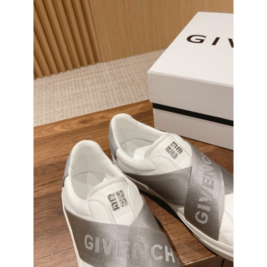 GIVENCHY cross strap loafers